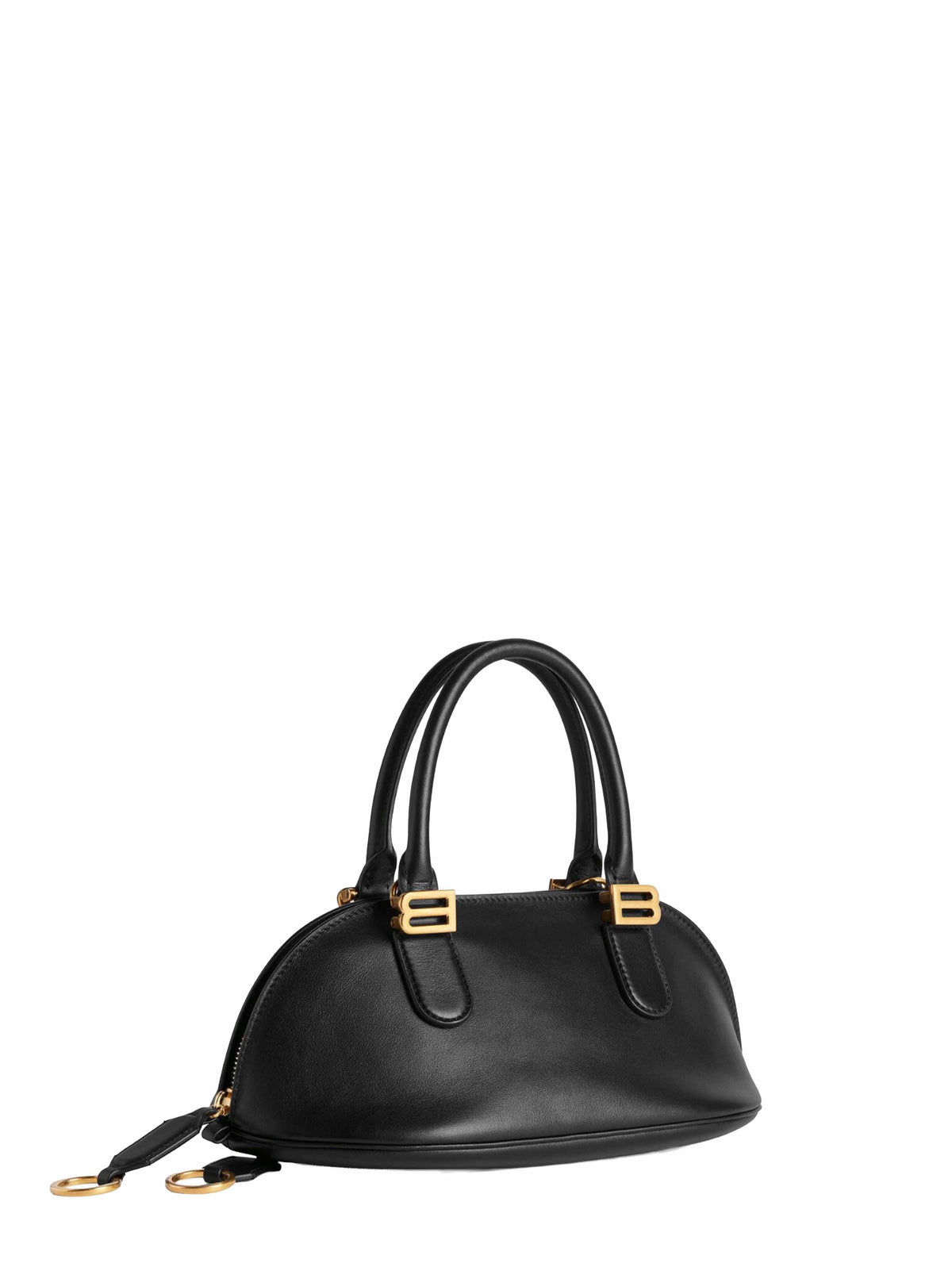 Balenciaga Women Black Bolero Bowling Bag Mini Bowling Bag<Br/>