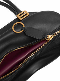 Balenciaga Women Black Bolero Bowling Bag Mini Bowling Bag<Br/>