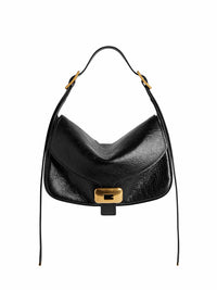 Balenciaga Women Black Clicca Shoulder Bag Medium Shoulder Bag