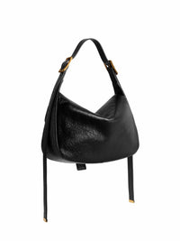 Balenciaga Women Black Clicca Shoulder Bag Medium Shoulder Bag