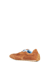 Bottega Veneta Men Amber Suede And Nylon Orbit Flash Sneakers