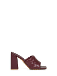 Bottega Veneta Women Barolo Intrecciato Leather Parco Mules Sandals