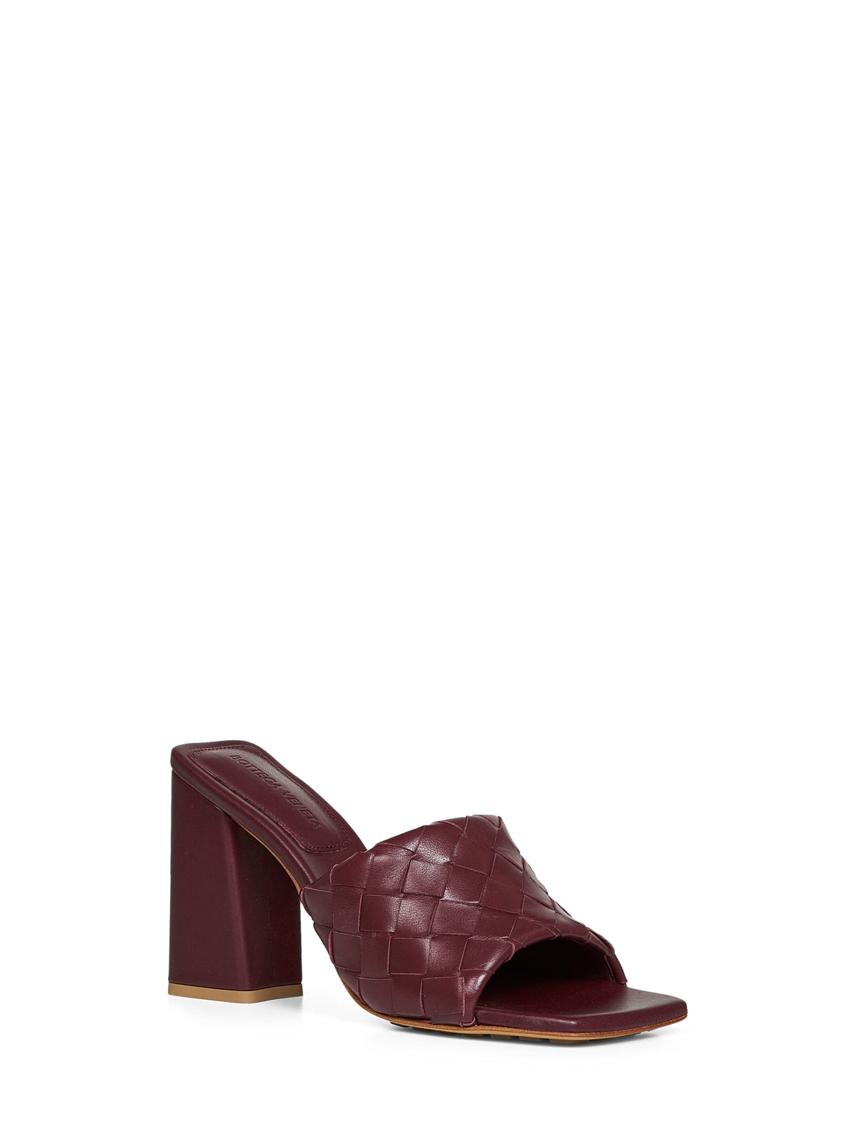 Bottega Veneta Women Barolo Intrecciato Leather Parco Mules Sandals