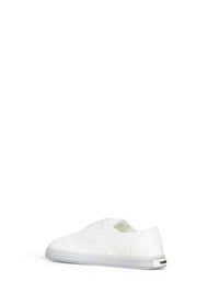 Bottega Veneta Men White Intrecciato Nappa Leather Serena Sneakers
