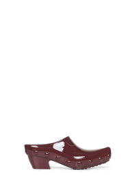 Bottega Veneta Women Deep Mahogany Rubber Gondola Clogs