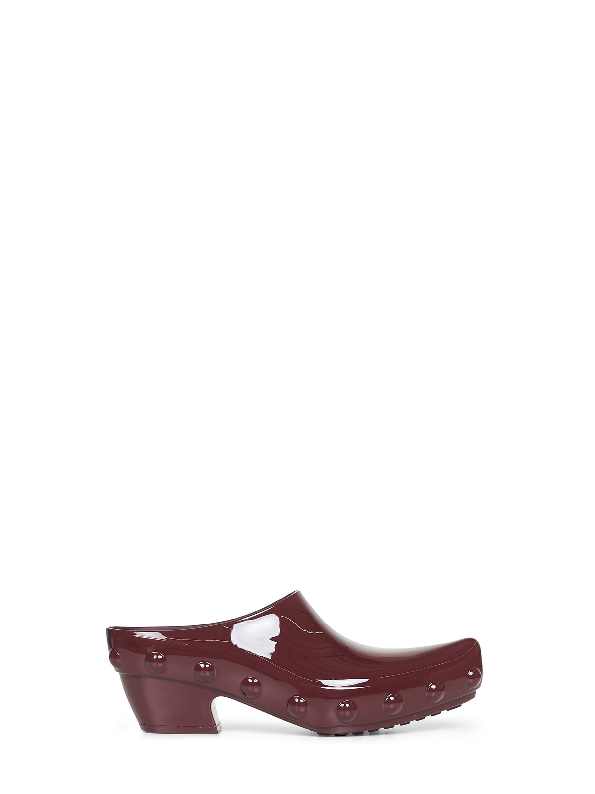 Bottega Veneta Women Deep Mahogany Rubber Gondola Clogs