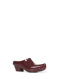 Bottega Veneta Women Deep Mahogany Rubber Gondola Clogs