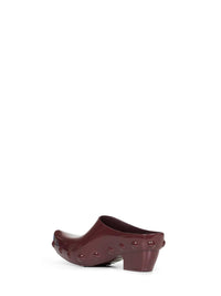 Bottega Veneta Women Deep Mahogany Rubber Gondola Clogs