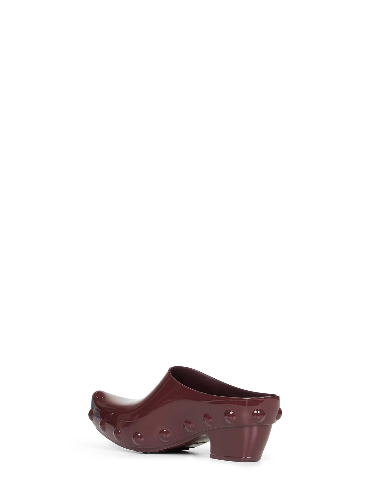 Bottega Veneta Women Deep Mahogany Rubber Gondola Clogs