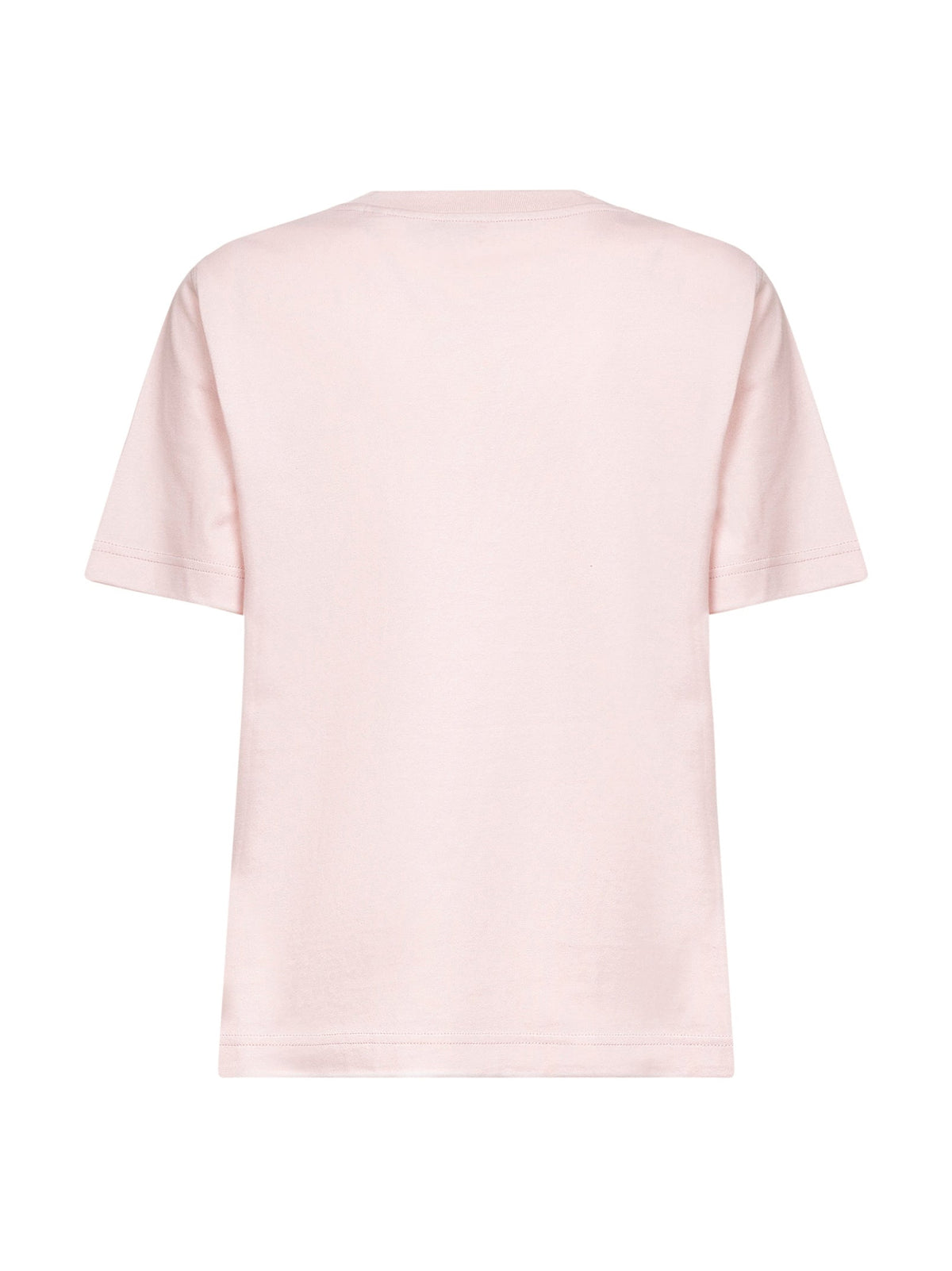 Burberry Women Pink Cotton Ekd Sketch T-Shirt