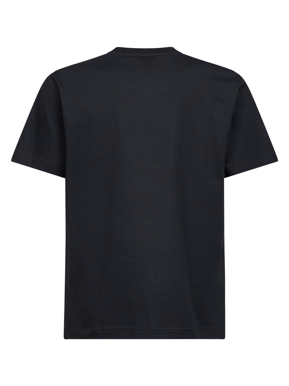 Burberry Men Black Cotton Logo T-Shirt