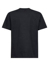 Burberry Men Black Cotton Logo T-Shirt