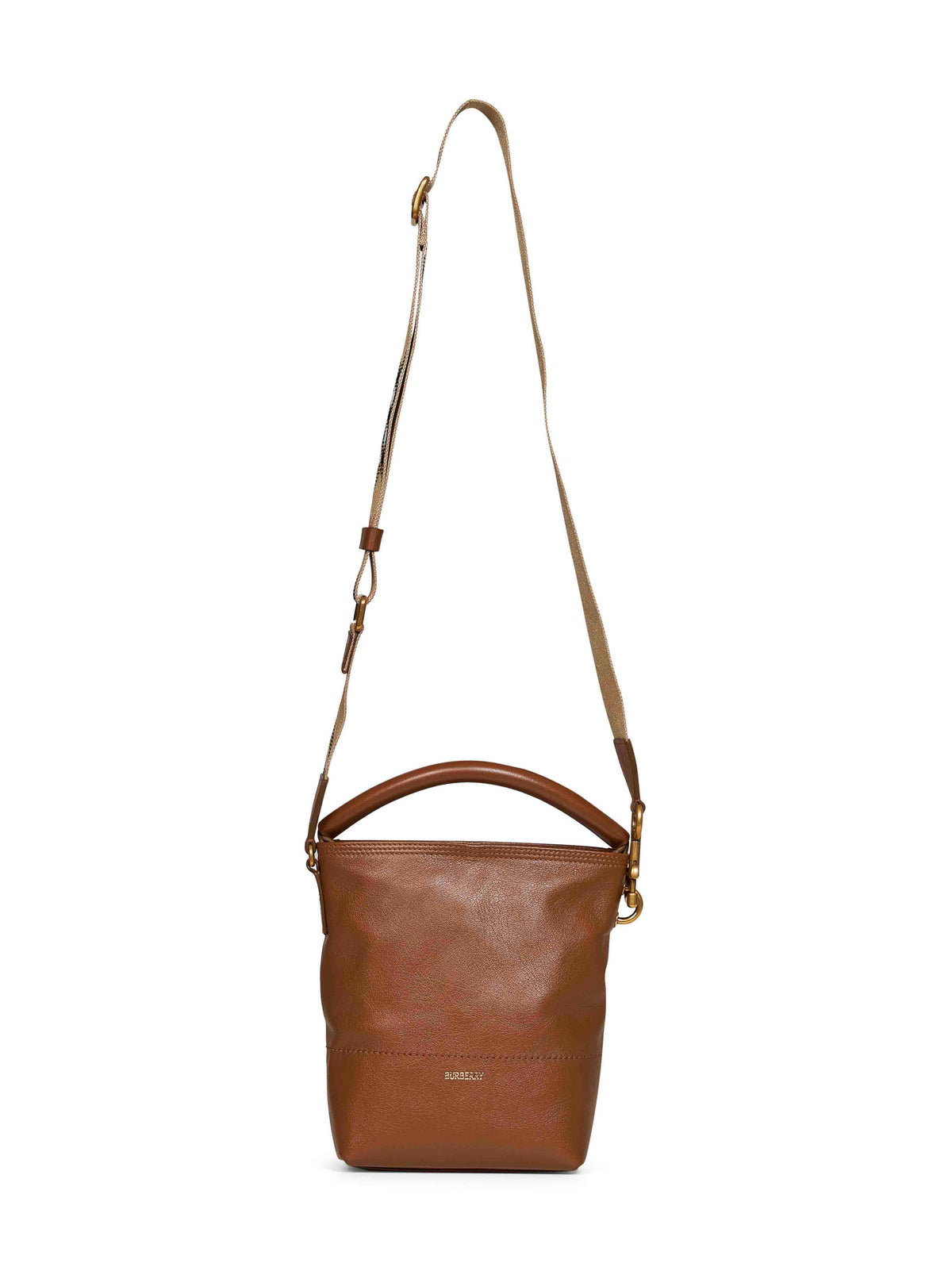 Burberry Women Hazel Mini B Clip Bucket Bag