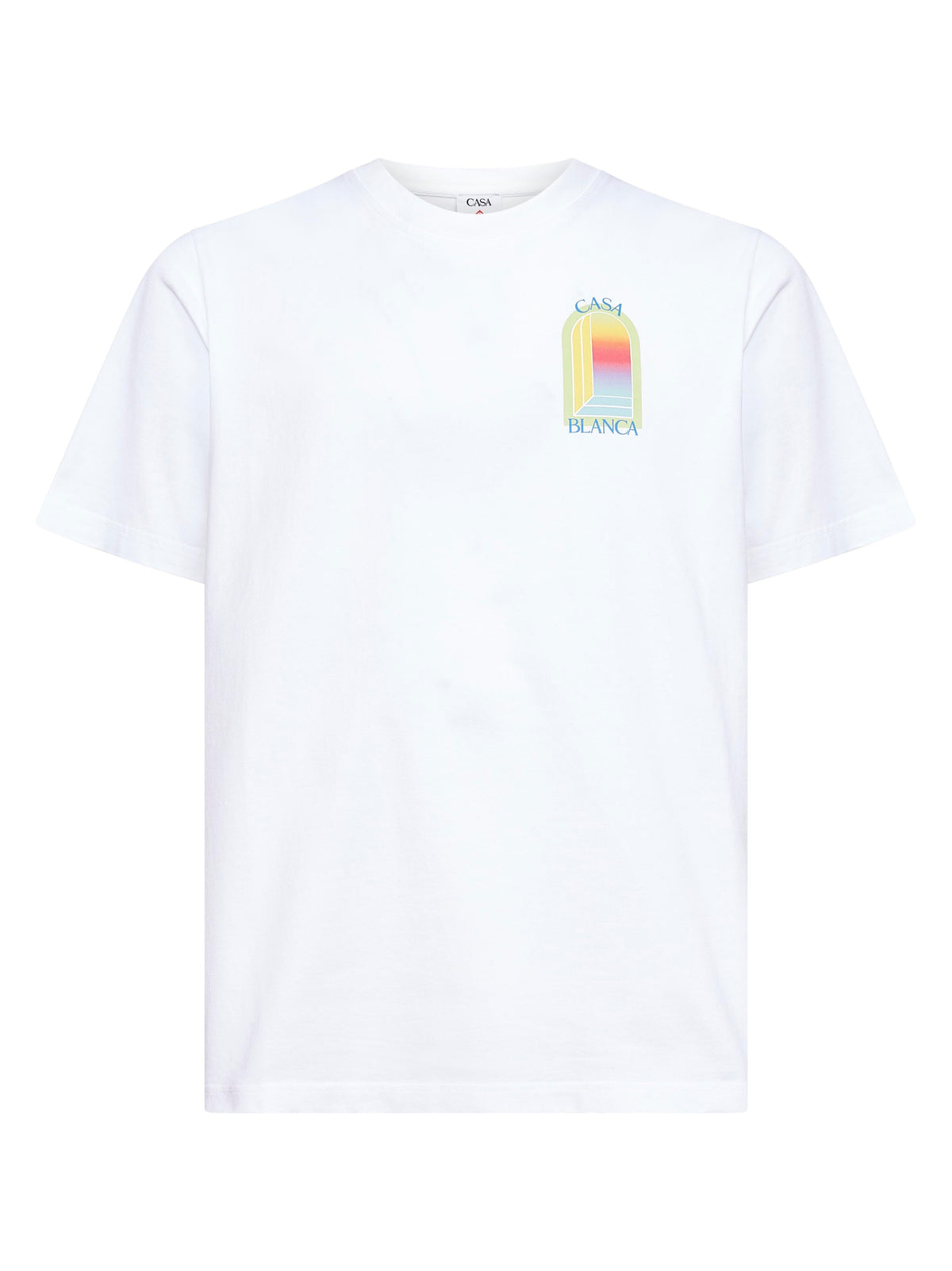 Casablanca Men White L'arche Organic Cotton T-Shirt
