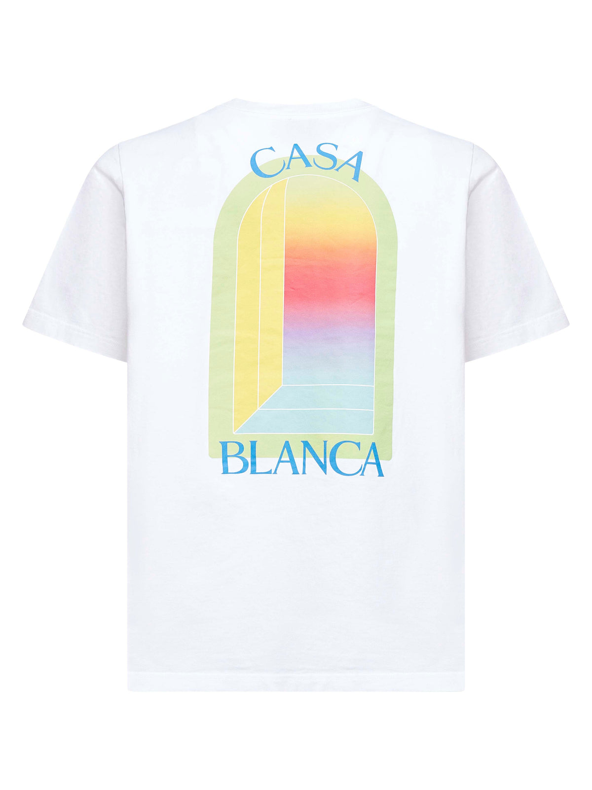 Casablanca Men White L'arche Organic Cotton T-Shirt