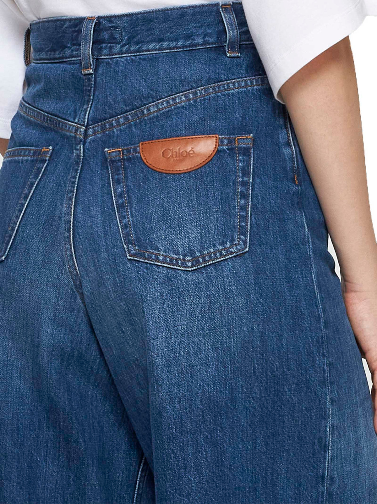 Chloé Women Wide-Leg Denim Jeans