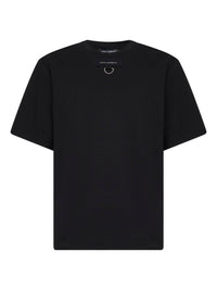 Dolce & Gabbana Men Black Jersey Logo T-Shirt