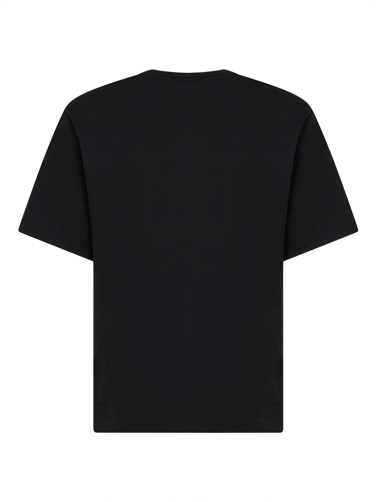 Dolce & Gabbana Men Black Jersey Logo T-Shirt