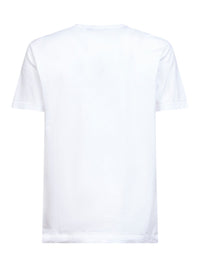 Dolce & Gabbana Men White Cotton Heraldic Patch T-Shirt