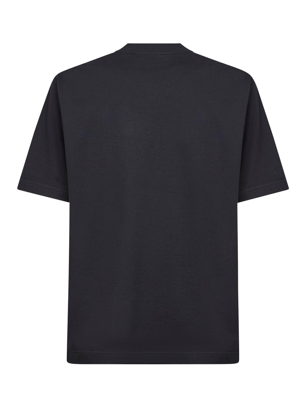 Dolce & Gabbana Men Black Cotton Jersey Logo T-Shirt