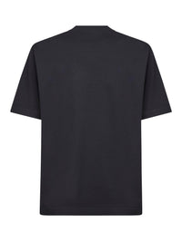 Dolce & Gabbana Men Black Cotton Jersey Logo T-Shirt
