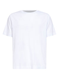 Dries Van Noten Men White Jersey Regular-Fit Crewneck T-Shirt