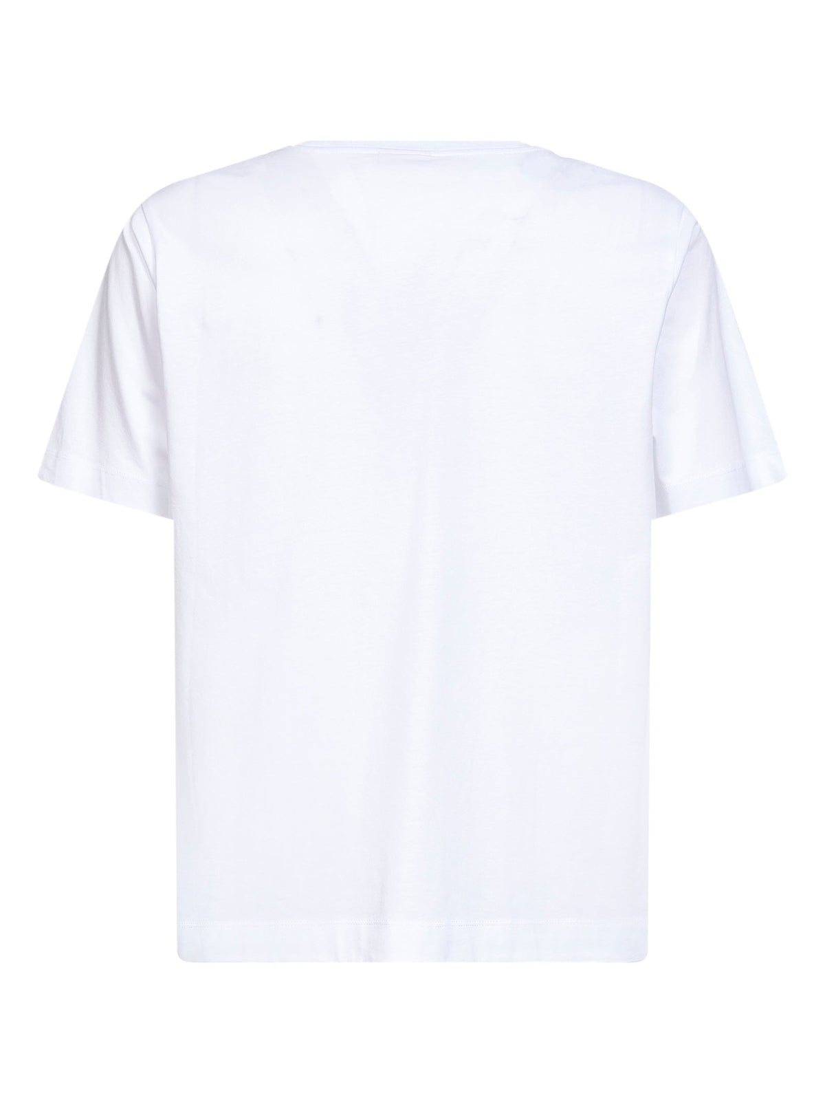 Dries Van Noten Men White Jersey Regular-Fit Crewneck T-Shirt