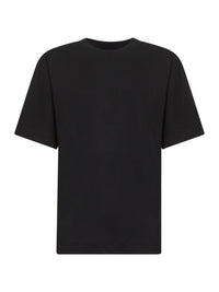 Dries Van Noten Men Black Cotton Jersey Oversized T-Shirt