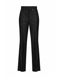 Giuseppe Di Morabito Women Black Virgin Wool Flared Trousers