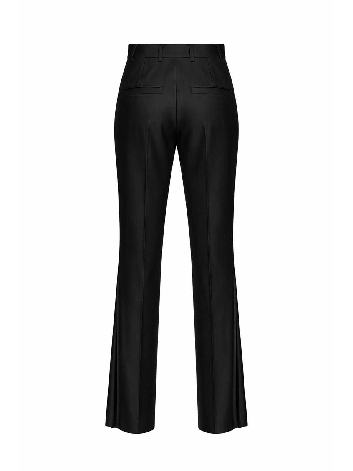 Giuseppe Di Morabito Women Black Virgin Wool Flared Trousers