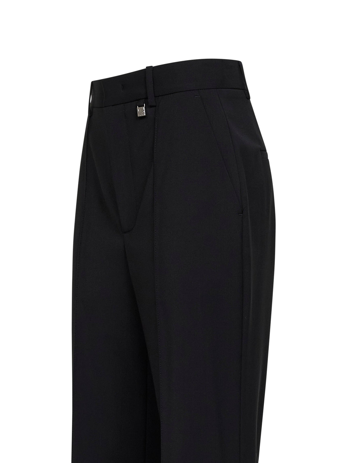 Giuseppe Di Morabito Women Black Virgin Wool Flared Trousers