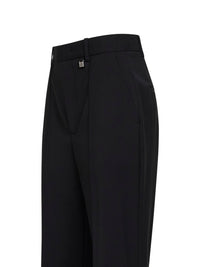 Giuseppe Di Morabito Women Black Virgin Wool Flared Trousers