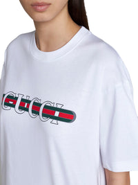 Gucci Women Printed Cotton Jersey T-Shirt