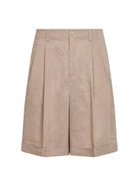 Jacquemus Men Beige The Pastro Bermuda Shorts With Pleats
