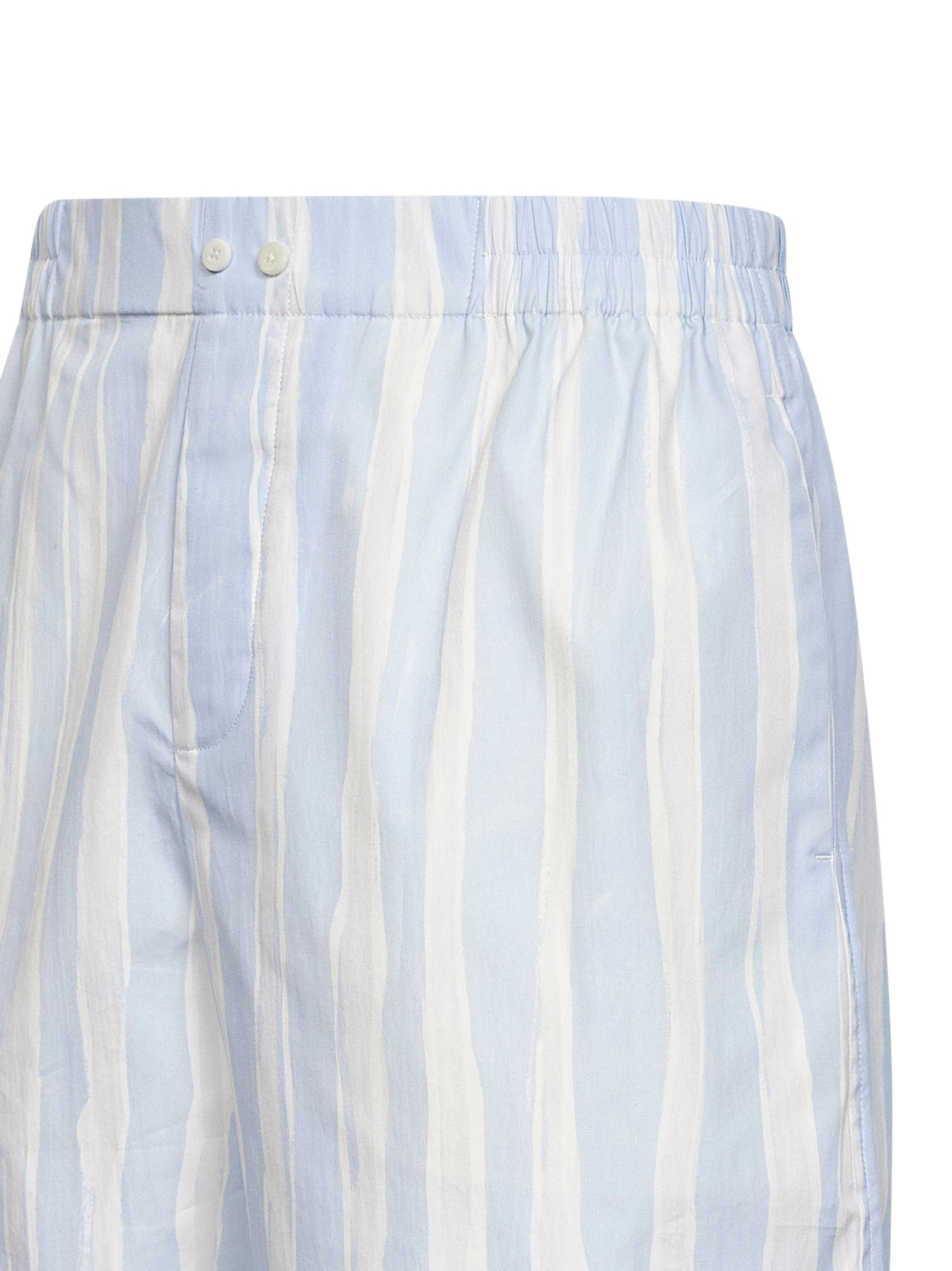 Jacquemus Men Striped Gouache-Printed The Caleçon Boxer Shorts