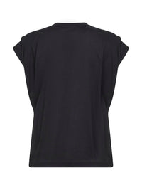 Jacquemus Women Black Paper-Effect Jersey The Ventadou Boxy Tank Top
