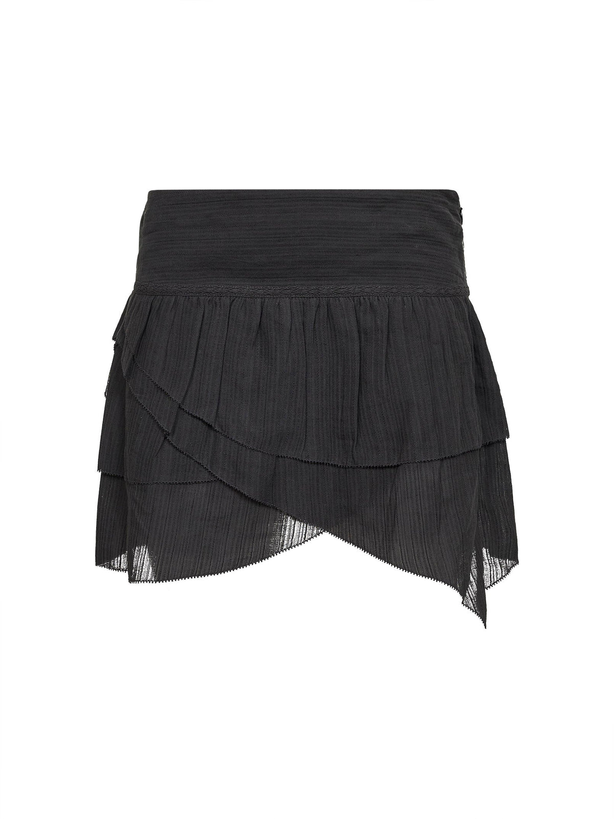 Marant Etoile Women Black Gauze Dejha Mini Skirt