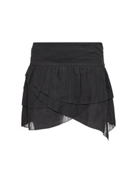 Marant Etoile Women Black Gauze Dejha Mini Skirt