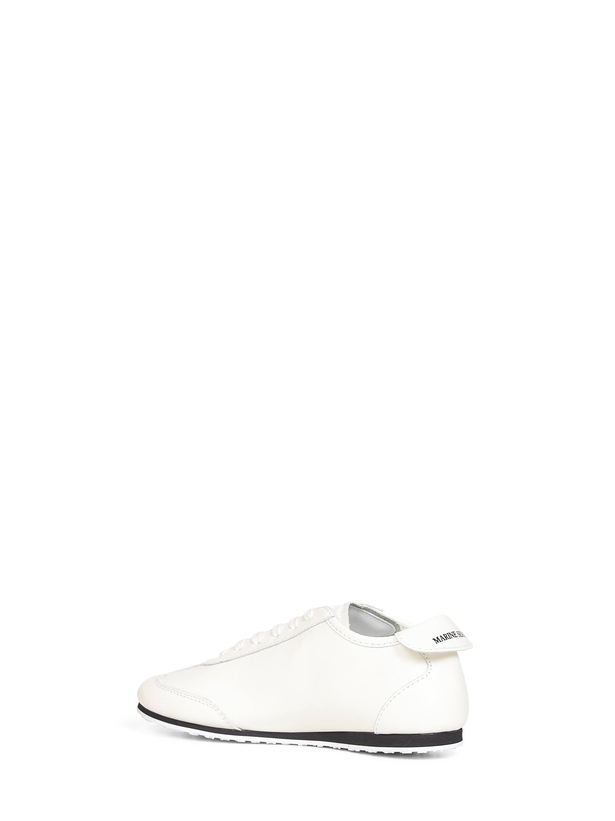 Marine Serre Women White Matte Leather Ms Astra Sneakers