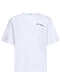Off White Men White Cotton Jersey Type Arrow Skate T-Shirt