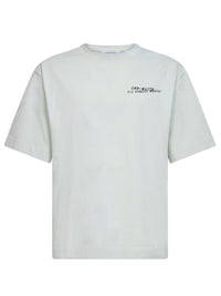Off White Men Mint Cotton Jersey Type Arrow Skate T-Shirt