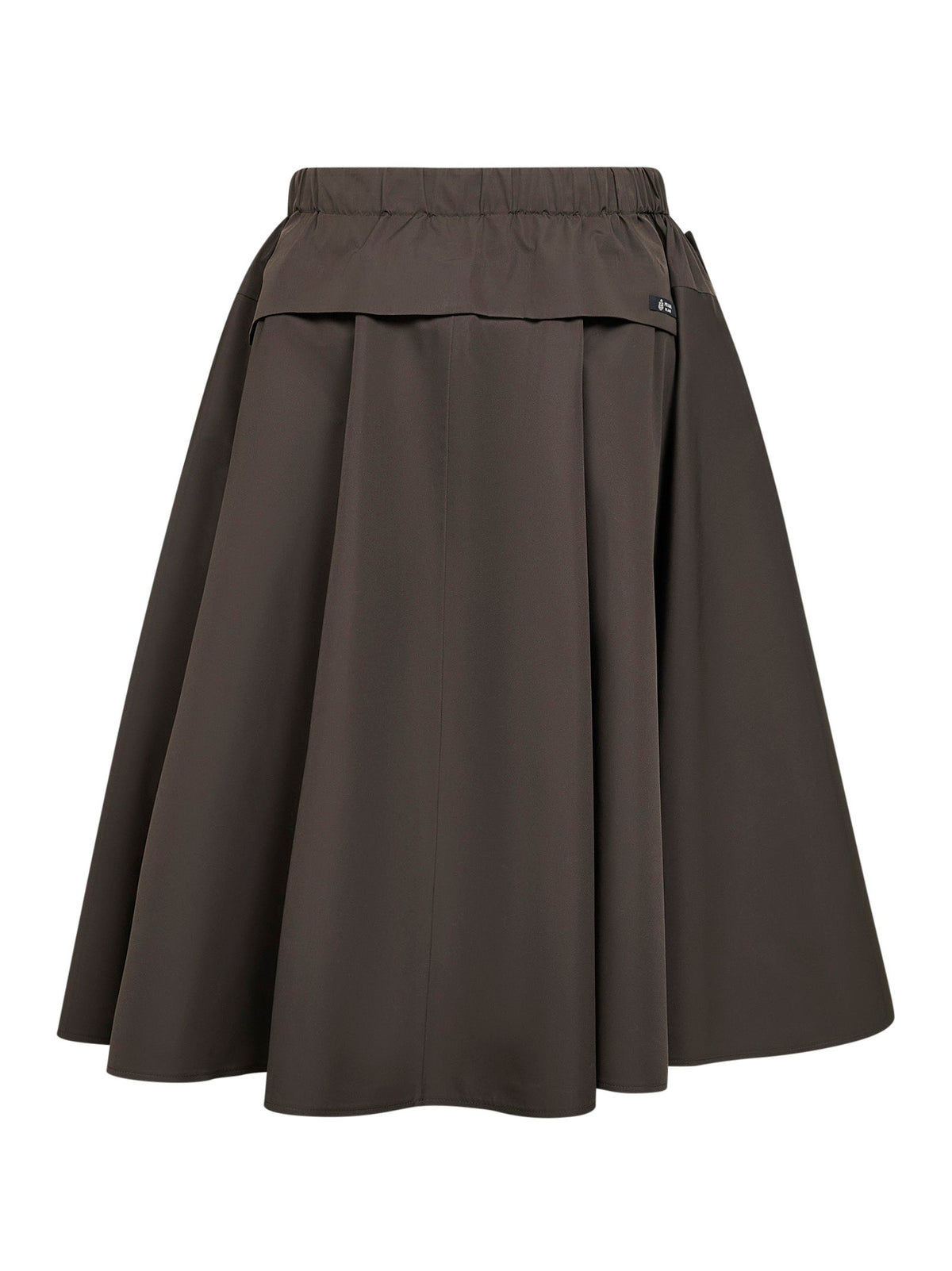 Prada Abbigliamento Women Green Technical Canvas Circle Midi Skirt