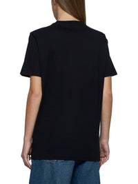 Prada Abbigliamento Women Logo Cotton T-Shirt