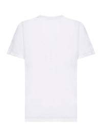 Prada Abbigliamento Women White Jersey Logo T-Shirt