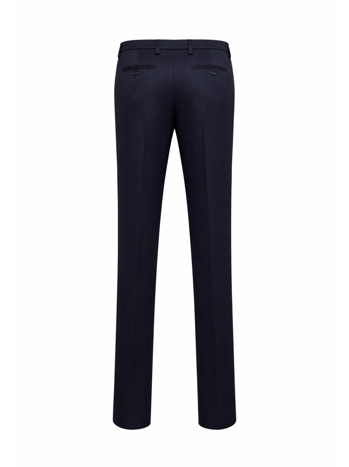 Prada Abbigliamento Women Blue Cotton Chino Straight Trousers