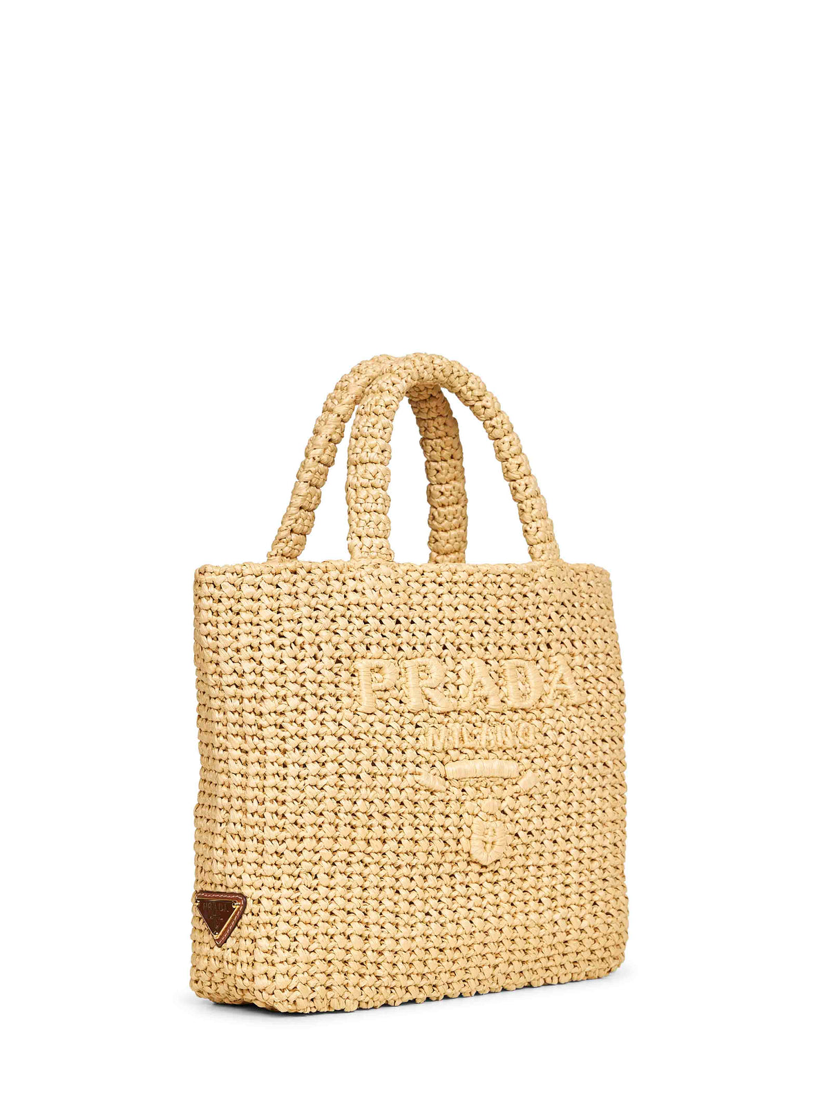 Prada Borse Women Natural Small Tote Bag