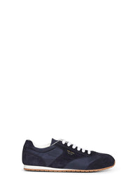 Prada Calzature Men Blue Re-Nylon And Suede Sneakers
