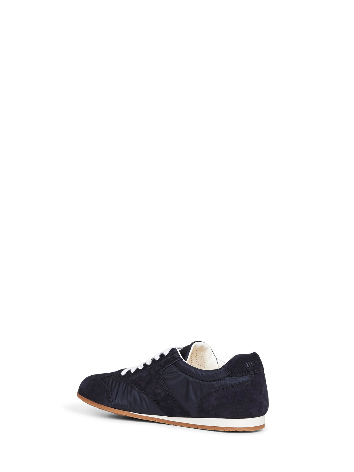 Prada Calzature Men Blue Re-Nylon And Suede Sneakers