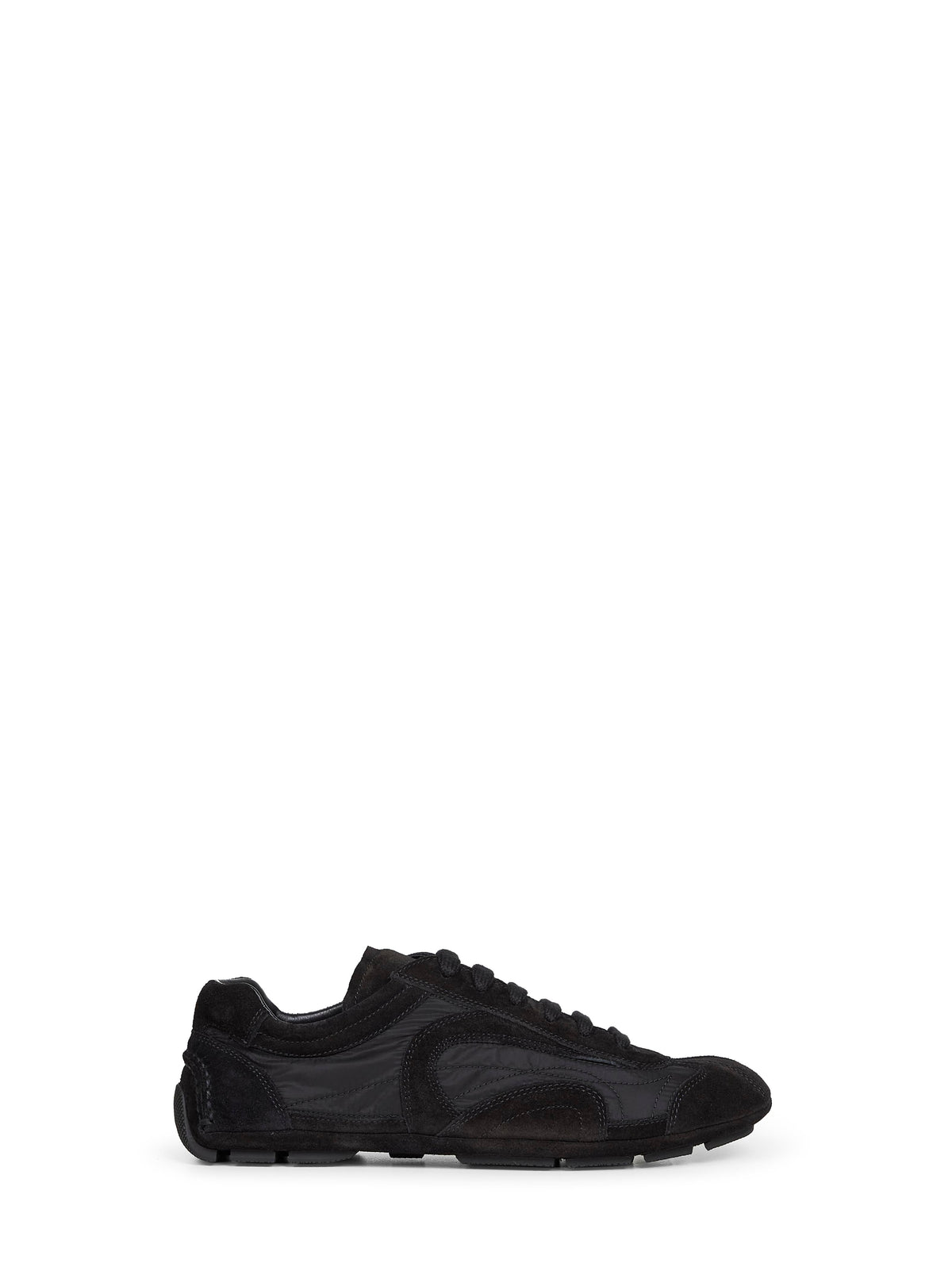 Prada Calzature Men Black Montecarlo Re-Edition 2005 Sneakers