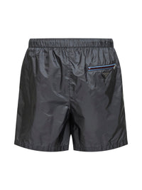 Prada Varie Men Iron Re-Nylon Swim Shorts